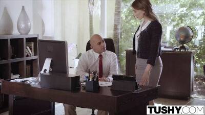 TUSHY.com - Submissive secretary punished and sodomised - sunporno.com