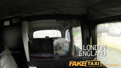 Jasmine - Jasmine James gives a hot public blowjob to her cabbie in a fake taxi - sexu.com - Britain