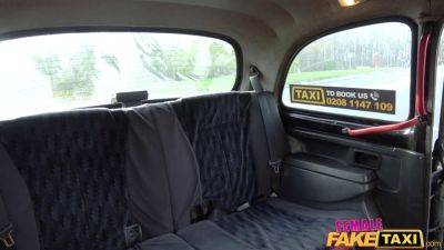 Marry Morrgan gets a taste of hot lesbian sex in the backseat of a fake taxi - sexu.com