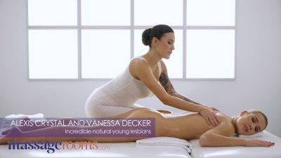 Vanessa Decker - Alexis Crystal - Vanessa - Vanessa Decker's oil massage leads to Alexis Crystal's orgasmic climax - sexu.com - Czech Republic